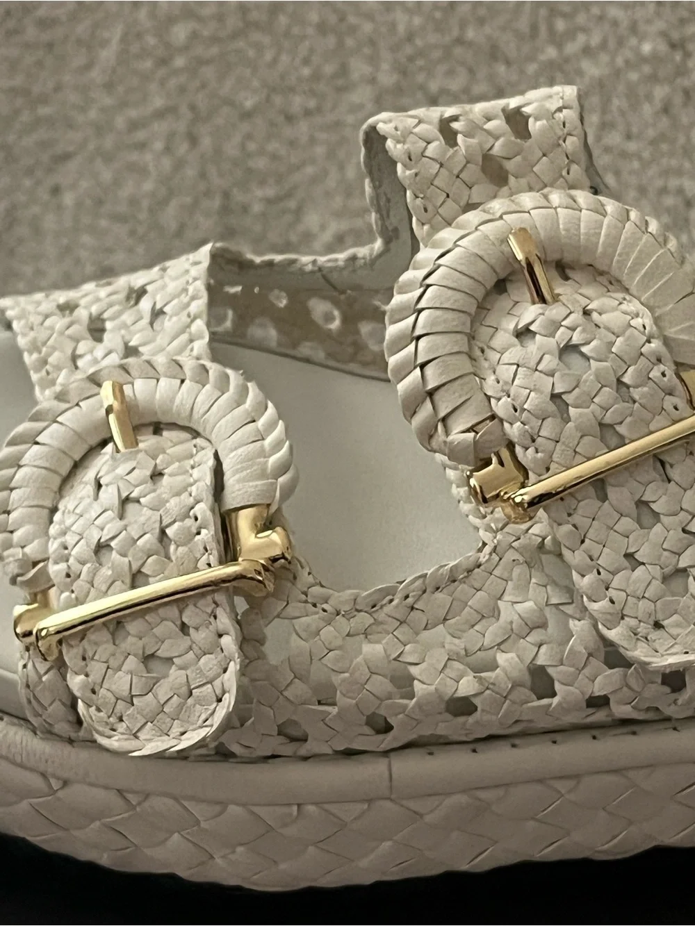 Pons Quintana Maika Leather Sandal - White